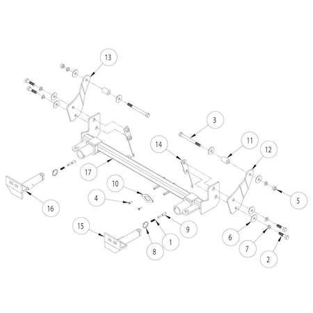 Roadmaster 2010-2018 JEEP WRANGLER WITH WARN ELITE BUMPER 521455-4 (CROSSBAR) 521455-4